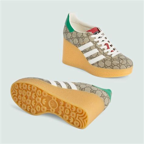 adidas x gucci wedge gazelle sneaker|adidas wedge gazelle sneakers.